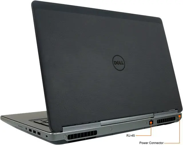Alt view image 9 of 9 - DELL Precision Grade A Mobile Workstation Intel Core i7-7820HQ 32GB Memory 1 TB SSD NVIDIA Quadro P3000 17.3" Non-Touch Screen Windows 10 Pro 64-bit 7720