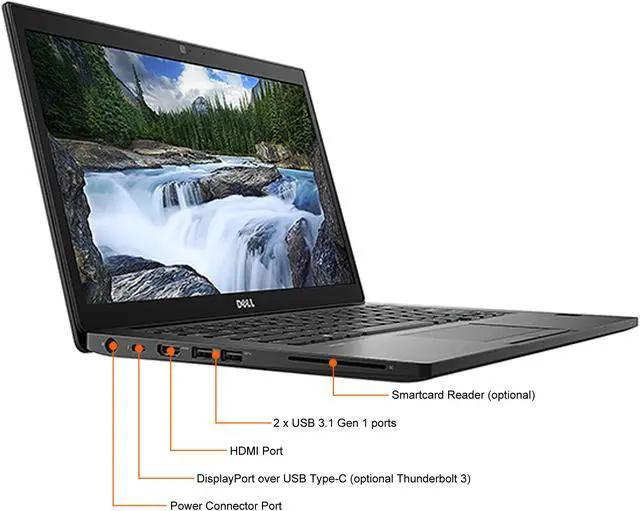 Alt view image 6 of 8 - DELL Grade A Laptop Latitude Intel Core i5-8350U 16GB Memory 256 GB SSD Intel UHD Graphics 620 14.0" Non-Touch Screen Windows 11 Pro 64-bit 7490
