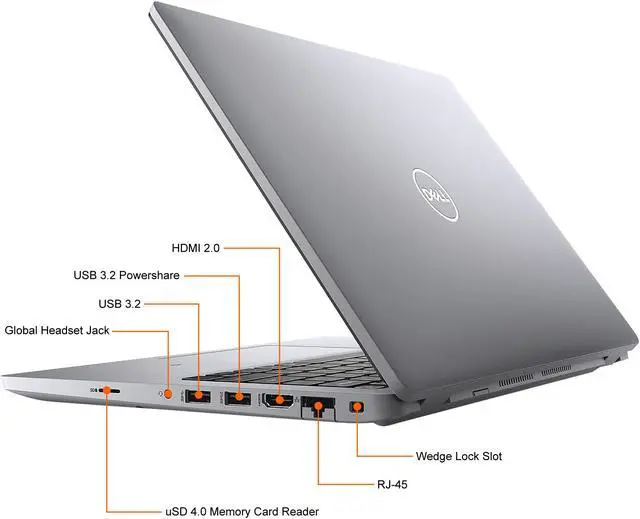 Alt view image 7 of 7 - DELL Laptop Latitude Intel Core i5-1145G7 8GB Memory 256 GB PCIe SSD Intel Iris Xe Graphics 14.0" Non-Touch Screen Windows 10 Pro 64-bit 14-5420