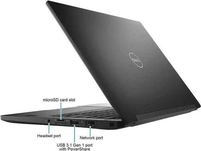 Alt view image 5 of 5 - DELL Laptop Latitude 7390 Intel Core i5 8th Gen 8350U (1.70GHz) 8GB Memory 256 GB SSD Intel UHD Graphics 620 13.3" Touchscreen Windows 10 Pro