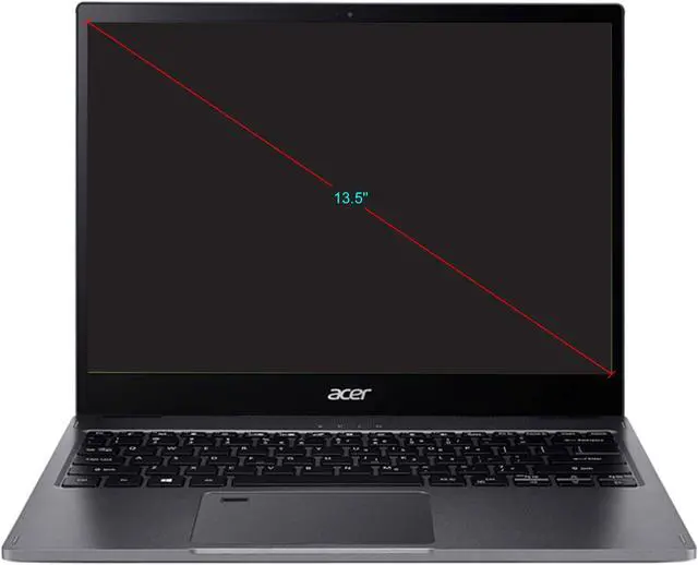 Alt view image 2 of 2 - Acer Spin 5 Intel Core i5-1035G4 8 GB LPDDR4 Memory 256 GB SSD Intel Iris Plus Graphics 13.5" Touch Screen 2256 x 1504 Convertible 2-in-1 Laptop Windows 10 Pro 64-bit SP513-54N-58XD