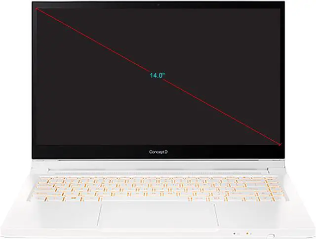 Alt view image 2 of 7 - Acer ConceptD 3 Ezel Intel Core i7-10750H 16GB Memory 512 GB PCIe SSD NVIDIA GeForce GTX 1650 Ti Max-Q 14.0" Touch Screen 1920 x 1080 Convertible 2-in-1 Laptop Windows 10 Pro 64-bit CC314-72G-74HL