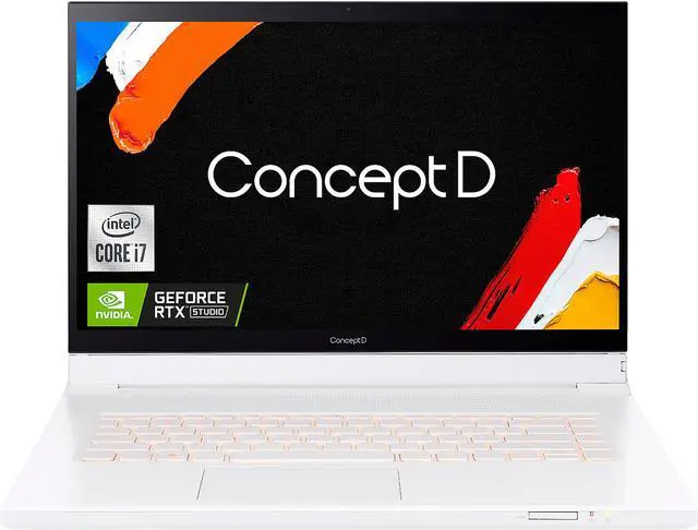 Main image of Acer ConceptD 7 Ezel Intel Core i7-10750H 32GB Memory 2 TB SSD GeForce RTX 2070 Max-Q 15.6" Touch Screen 3840 x 2160 Convertible 2-in-1 Laptop Windows 10 Pro 64-bit CC715-71-72JD