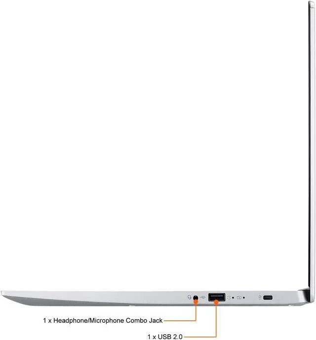 Alt view image 10 of 12 - Acer Laptop Aspire 5 Thin and Light Laptop A515-45-R2B5 AMD Ryzen 5 5000 Series 5500U (2.10 GHz) 8 GB Memory 512 GB NVMe SSD AMD Radeon Graphics 15.6" Windows 10 Home 64-bit
