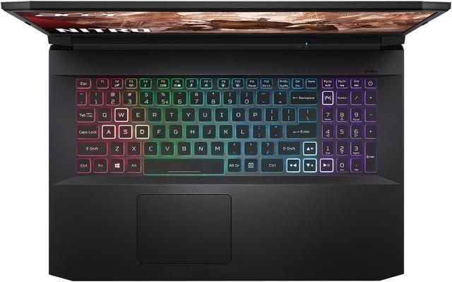 Alt view image 9 of 17 - Acer Nitro 5 - 17.3" GeForce RTX 3080 Laptop GPU - AMD Ryzen 7 5800H  - 16GB Memory - 1 TB PCIe SSD - Windows 10 Home 64-bit - Gaming Laptop - 360 Hz IPS (AN517-41-R3NX )