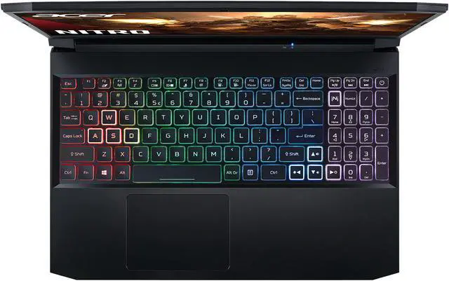 Alt view image 15 of 18 - Acer Nitro 5 - 15.6" GeForce RTX 3060 Laptop GPU - AMD Ryzen 5 5600H  - 16GB Memory - 512 GB PCIe SSD - Windows 10 Home 64-bit - Gaming Laptop - 144 Hz IPS (AN515-45-R21A )