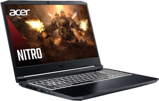 Alt view image 8 of 18 - Acer Nitro 5 - 15.6" GeForce RTX 3060 Laptop GPU - AMD Ryzen 5 5600H  - 16GB Memory - 512 GB PCIe SSD - Windows 10 Home 64-bit - Gaming Laptop - 144 Hz IPS (AN515-45-R21A )