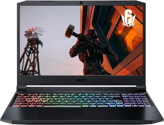 Main image of Acer Nitro 5 - 15.6" GeForce RTX 3060 Laptop GPU - AMD Ryzen 5 5600H  - 16GB Memory - 512 GB PCIe SSD - Windows 10 Home 64-bit - Gaming Laptop - 144 Hz IPS (AN515-45-R21A )