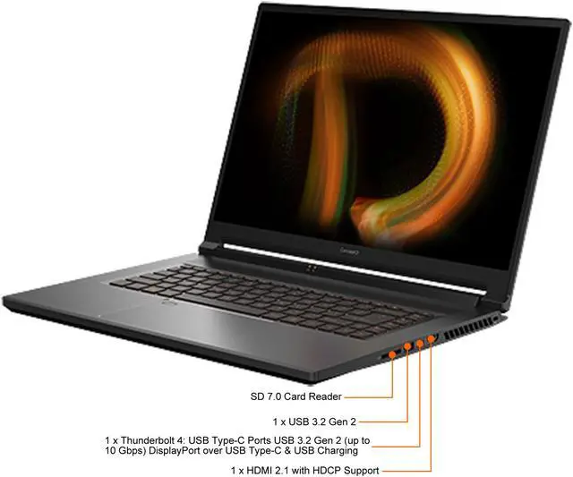 Alt view image 4 of 10 - Acer Laptop ConceptD Intel Core i7-11800H 16GB Memory 1 TB PCIe SSD GeForce RTX 3060 Laptop GPU 16.0" Non-Touch Screen Windows 10 Pro 64-bit CN516-72G-787Y