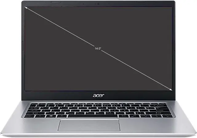 Alt view image 2 of 9 - Acer Laptop Aspire 5 Intel Core i5-1135G7 8GB Memory 256 GB PCIe SSD Intel Iris Xe Graphics 14.0" Non-Touch Screen Windows 11 Home 64-bit A514-54-501Z