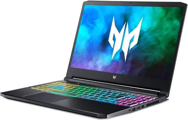 Alt view image 3 of 10 - Acer Predator Triton 300 - 15.6" GeForce RTX 3060 Laptop GPU - Intel Core i7-11800H  - 16GB Memory - 512 GB NVMe SSD - Windows 11 Home 64-bit - Gaming Laptop - 144 Hz IPS (PT315-53-75XX )