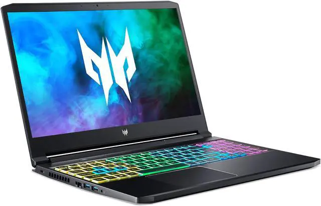 Alt view image 2 of 10 - Acer Predator Triton 300 - 15.6" GeForce RTX 3060 Laptop GPU - Intel Core i7-11800H  - 16GB Memory - 512 GB NVMe SSD - Windows 11 Home 64-bit - Gaming Laptop - 144 Hz IPS (PT315-53-75XX )