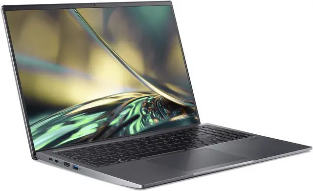 Alt view image 2 of 14 - Acer Swift X Laptop Intel Core i7 12th Gen 1260P (2.10GHz) 16GB Memory 512 GB PCIe SSD Intel Arc A370M 16.0" Windows 11 Home 64-bit SFX16-52G-73U6