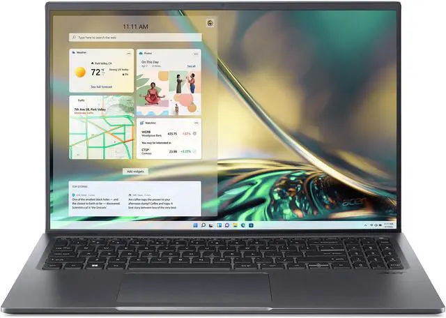 Alt view image 12 of 14 - Acer Swift X Laptop Intel Core i7 12th Gen 1260P (2.10GHz) 16GB Memory 512 GB PCIe SSD Intel Arc A370M 16.0" Windows 11 Home 64-bit SFX16-52G-73U6