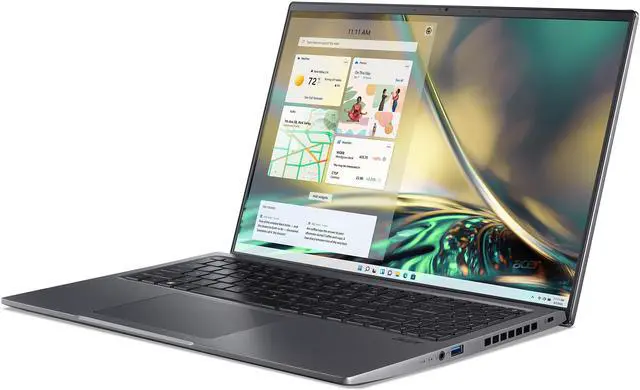 Alt view image 13 of 14 - Acer Swift X Laptop Intel Core i7 12th Gen 1260P (2.10GHz) 16GB Memory 512 GB PCIe SSD Intel Arc A370M 16.0" Windows 11 Home 64-bit SFX16-52G-73U6