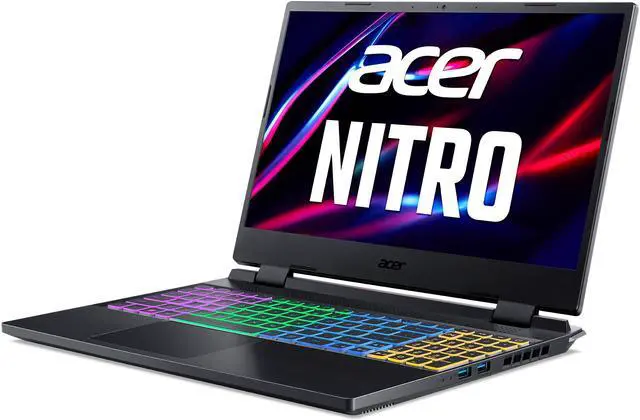 Alt view image 2 of 10 - Acer Nitro 5 - 15.6" GeForce RTX 3060 Laptop GPU - Intel Core i5-12500H  - 16GB Memory - 512 GB PCIe SSD - Windows 11 Home - Gaming Laptop - 144 Hz IPS (AN515-58-527S )