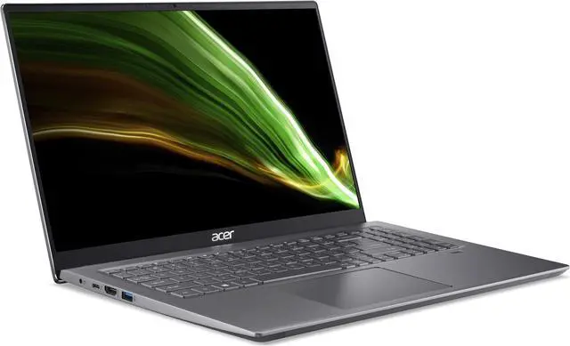Alt view image 2 of 7 - Acer Laptop Swift X Intel Core i5-11320H 8GB Memory 512 GB NVMe SSD GeForce RTX 3050 Laptop GPU 16.1" Non-Touch Screen Windows 11 Home 64-bit SFX16-51G-538T