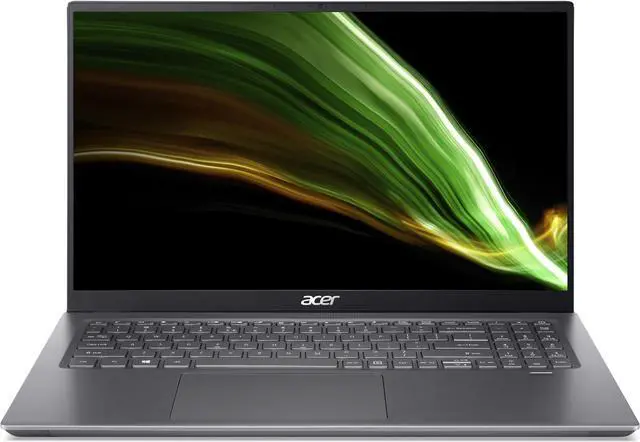 Main image of Acer Laptop Swift X Intel Core i5-11320H 8GB Memory 512 GB NVMe SSD GeForce RTX 3050 Laptop GPU 16.1" Non-Touch Screen Windows 11 Home 64-bit SFX16-51G-538T