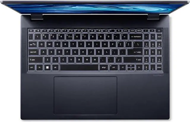 Alt view image 4 of 8 - Acer TravelMate P4 P416-41 TMP416-41-R4Y0 16" Notebook - WUXGA - 1920 x 1200 - AMD Ryzen 7 PRO 6850U Octa-core (8 Core) 2.70 GHz - 16 GB Total RAM - 512 GB SSD - Slate Blue