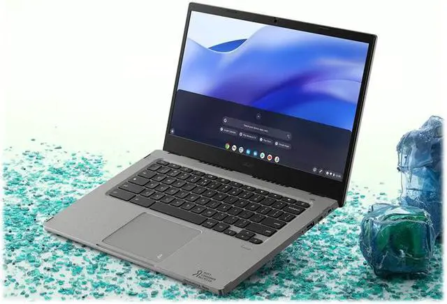 Alt view image 6 of 8 - Acer Chromebook Vero 514 CBV514-1HT - Intel Core i5 1235U / 1.3 GHz - Chrome OS - Iris Xe Graphics - 8 GB RAM - 256 GB SSD - 14" IPS touchscreen 1920 x 1080 (Full HD) - Wi-Fi 6E - cobblestone gray