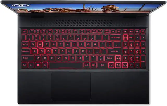 Alt view image 6 of 6 - Acer Nitro 5 - 15.6'' GeForce RTX 4050 Laptop GPU - Intel Core i5-12500H  - 16GB Memory - 512 GB PCIe SSD - Windows 11 Home 64-bit - Gaming Laptop - 144 Hz IPS (AN515-58-56CH )