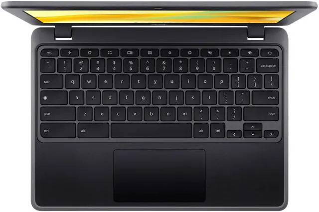Alt view image 5 of 9 - Acer Chromebook 11.6" Chromebook - HD - 1366 x 768 - Intel N100 Dual-core (2 Core) 800 kHz - 4 GB Total RAM - 32 GB Flash Memory - Black