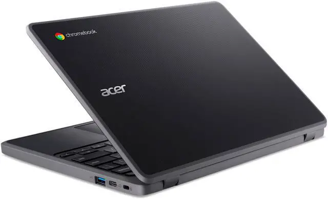 Alt view image 6 of 9 - Acer Chromebook 11.6" Chromebook - HD - 1366 x 768 - Intel N100 Dual-core (2 Core) 800 kHz - 4 GB Total RAM - 32 GB Flash Memory - Black