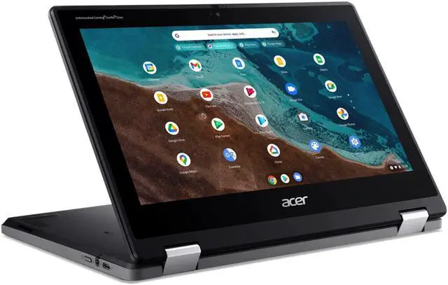 Alt view image 5 of 8 - Acer Spin 11.6" Touchscreen Chromebooks 2 in 1 Chrome OS  8 GB RAM 32 GB eMMC