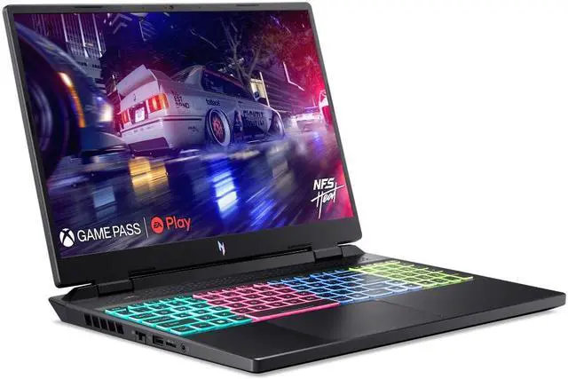 Alt view image 2 of 11 - Acer Nitro 16 - 16" GeForce RTX 4070 Laptop GPU - AMD Ryzen 9 7940HS  - 16GB Memory - 1 TB PCIe SSD - Windows 11 Home 64-bit - Gaming Laptop - 165 Hz IPS (AN16-41-R5KC )