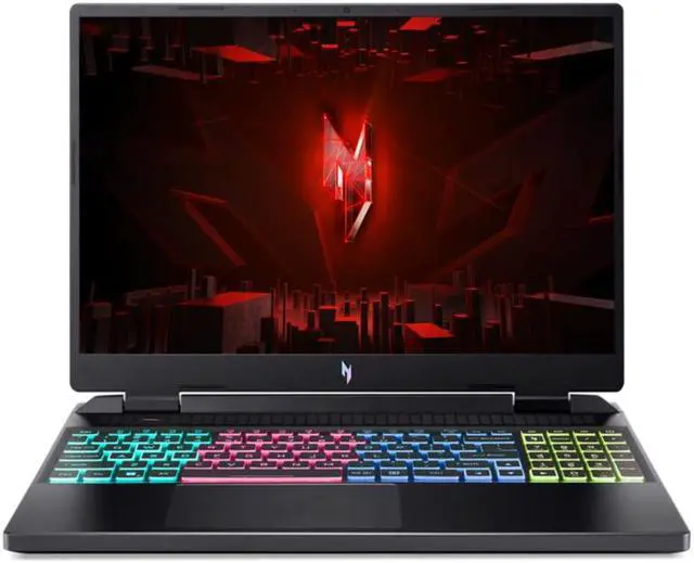 Alt view image 6 of 11 - Acer Nitro 16 - 16" GeForce RTX 4070 Laptop GPU - AMD Ryzen 9 7940HS  - 16GB Memory - 1 TB PCIe SSD - Windows 11 Home 64-bit - Gaming Laptop - 165 Hz IPS (AN16-41-R5KC )