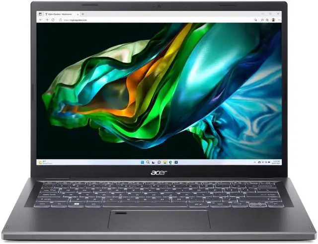 Alt view image 3 of 5 - Acer Laptop Aspire 5 Intel Core i7-1355U 16 GB LPDDR5 Memory 512 GB PCIe SSD Intel Iris Xe Graphics 14.0" Non-Touch Screen Windows 11 Home 64-bit A514-56M-71A9