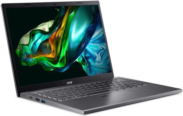 Alt view image 4 of 5 - Acer Laptop Aspire 5 Intel Core i7-1355U 16 GB LPDDR5 Memory 512 GB PCIe SSD Intel Iris Xe Graphics 14.0" Non-Touch Screen Windows 11 Home 64-bit A514-56M-71A9