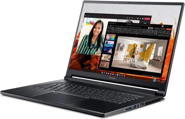 Alt view image 2 of 4 - Acer Laptop ConceptD 5 Intel Core i7-12700H 32 GB LPDDR5 Memory 1 TB PCIe SSD GeForce RTX 3070 Ti Laptop GPU 16.0" Non-Touch Screen Windows 11 Pro 64-bit CN516-73G-70XD