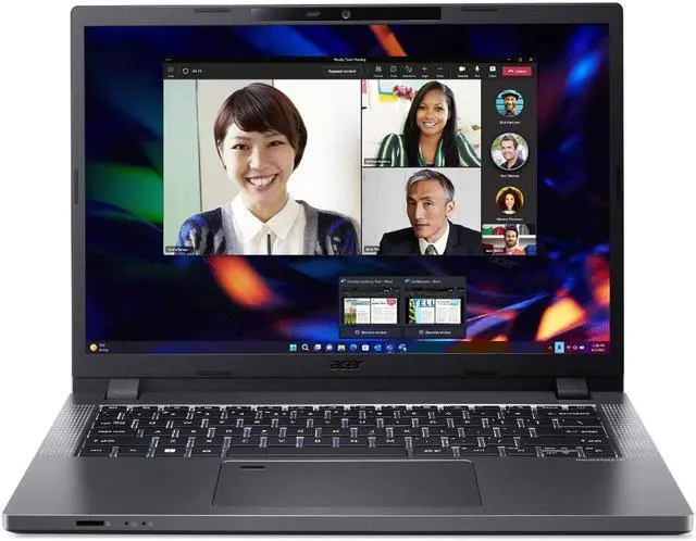 Alt view image 2 of 7 - Acer TravelMate P2 14 P214-55 14" Notebook - WUXGA 1920 x 1200 - Intel Core i5 13th Gen i5-1335U Deca-core (10 Core) 1.30 GHz - 16 GB RAM - 512 GB SSD - Windows 11 Pro - Iron  TMP214-55-58BP