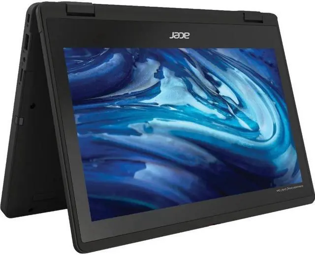Main image of Acer TravelMate B3 Spin 11 TMB311R-33-P1GS 11.6" Touchscreen Convertible Notebook - Intel N200 Quad-core 1 GHz - 8 GB RAM - 128 GB SSD - Windows 11 Pro - Intel UHD Graphics - Black NX.VZ0AA.005