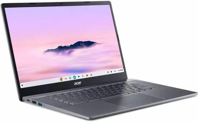 Alt view image 2 of 11 - Acer Chromebook Plus 515 CBE595-1T-58XN 15.6" Touchscreen Chromebook - Full HD - 1920 x 1080 - Intel Core i5 13th Gen i5-1335U Deca-core (10 Core) 1.30 GHz - 8 GB Total RAM - 256 GB SSD - Iron