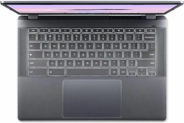 Alt view image 2 of 19 - Acer Chromebook Plus 514 CBE574-1-R5LH 14" Chromebook - WUXGA - 1920 x 1200 - AMD Ryzen 3 7320C Quad-core (4 Core) 2.40 GHz - 8 GB Total RAM - 256 GB SSD - Iron