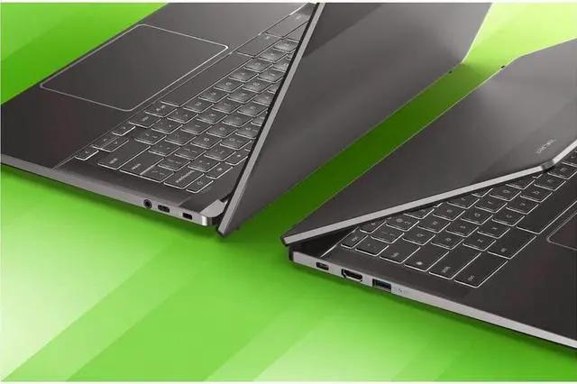 Alt view image 13 of 19 - Acer Chromebook Plus 514 CBE574-1-R5LH 14" Chromebook - WUXGA - 1920 x 1200 - AMD Ryzen 3 7320C Quad-core (4 Core) 2.40 GHz - 8 GB Total RAM - 256 GB SSD - Iron
