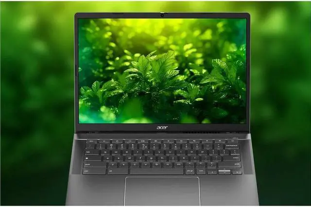Alt view image 14 of 19 - Acer Chromebook Plus 514 CBE574-1-R5LH 14" Chromebook - WUXGA - 1920 x 1200 - AMD Ryzen 3 7320C Quad-core (4 Core) 2.40 GHz - 8 GB Total RAM - 256 GB SSD - Iron