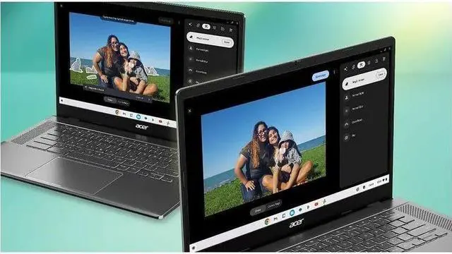 Alt view image 15 of 19 - Acer Chromebook Plus 514 CBE574-1-R5LH 14" Chromebook - WUXGA - 1920 x 1200 - AMD Ryzen 3 7320C Quad-core (4 Core) 2.40 GHz - 8 GB Total RAM - 256 GB SSD - Iron
