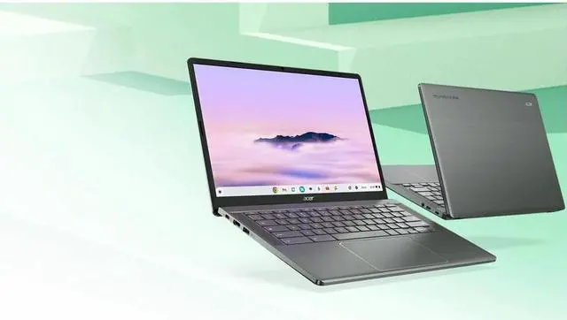 Alt view image 18 of 19 - Acer Chromebook Plus 514 CBE574-1-R5LH 14" Chromebook - WUXGA - 1920 x 1200 - AMD Ryzen 3 7320C Quad-core (4 Core) 2.40 GHz - 8 GB Total RAM - 256 GB SSD - Iron