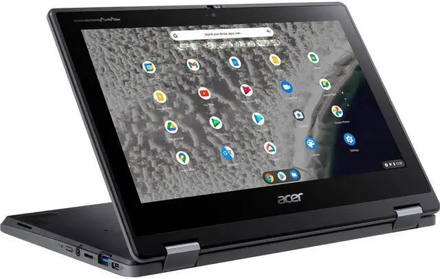 Alt view image 11 of 18 - Acer Chromebook Spin 511 R753T R753T-C2MY 11.6" Touchscreen Convertible 2 in 1 Chromebook - HD - 1366 x 768 - Intel Celeron N4500 Dual-core (2 Core) 1.10 GHz - 8 GB RAM - 32 GB Flash Memory - Black