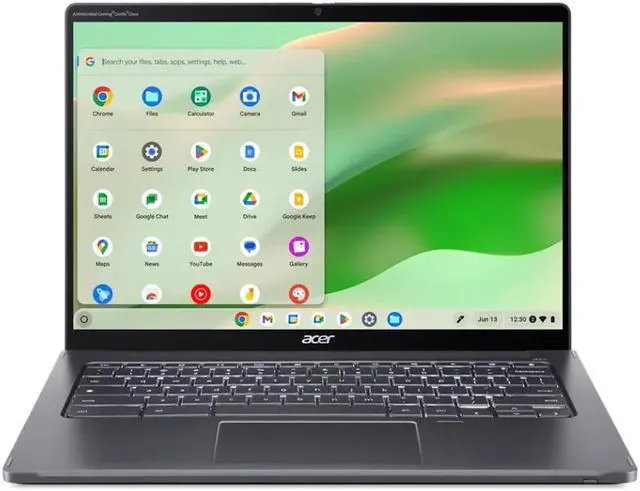 Alt view image 2 of 9 - Acer Chromebook Spin 714 CP714-2WN CP714-2WN-3338 14" Touchscreen 2 in 1 Chromebook - WUXGA - 1920 x 1200 - Intel Core i3 13th Gen i3-1315U Hexa-core (6 Core) 1.20 GHz - 8 GB Total RAM - 128 GB SSD - Iron