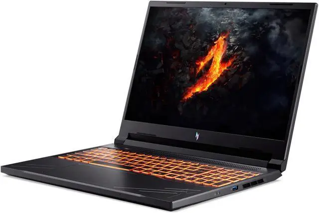Alt view image 3 of 8 - Acer Nitro V - 16" AMD Ryzen 5 8645HS - GeForce RTX 4050 Laptop GPU - 8 GB DDR5 - 512 GB PCIe SSD - Windows 11 Home 64-bit - Gaming Laptop (ANV16-41-R2R4 )