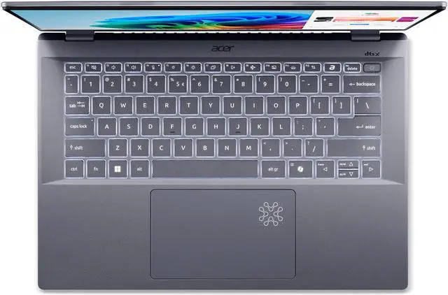 Alt view image 8 of 10 - Acer Laptop Swift 14.5" Qualcomm AI Copilot+ PC 16GB LPDDR5X Onboard Memory 1TB PCIe Gen 4 SSD 14.5" Windows 11 Home SF14-11-X128