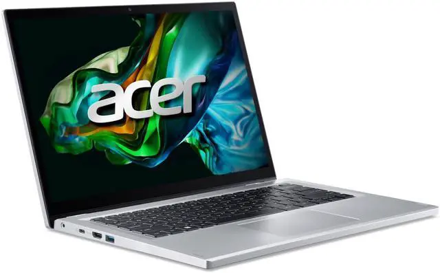 Main image of Acer Aspire 3 Spin 14 Intel Core i3-N305 8GB Memory 256 GB PCIe SSD Intel UHD Graphics 14" Touch Screen 1920 x 1080 Convertible 2-in-1 Laptop Windows 11 in S mode A3SP14-31PT-38YA