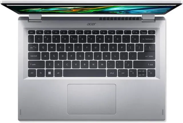 Alt view image 6 of 9 - Acer Aspire 3 Spin 14 Intel Core i3-N305 8GB Memory 256 GB PCIe SSD Intel UHD Graphics 14" Touch Screen 1920 x 1080 Convertible 2-in-1 Laptop Windows 11 in S mode A3SP14-31PT-38YA
