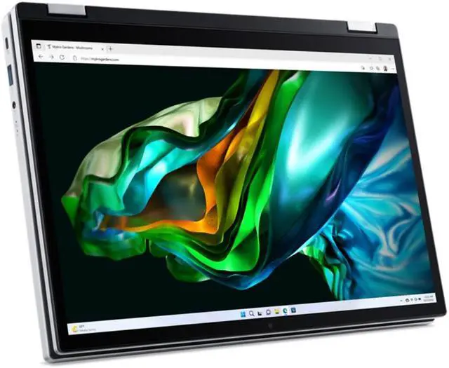 Alt view image 7 of 9 - Acer Aspire 3 Spin 14 Intel Core i3-N305 8GB Memory 256 GB PCIe SSD Intel UHD Graphics 14" Touch Screen 1920 x 1080 Convertible 2-in-1 Laptop Windows 11 in S mode A3SP14-31PT-38YA