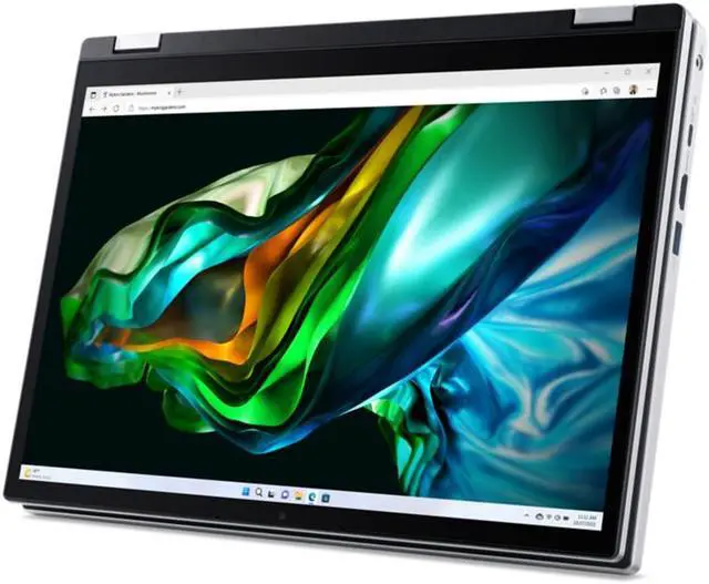 Alt view image 8 of 9 - Acer Aspire 3 Spin 14 Intel Core i3-N305 8GB Memory 256 GB PCIe SSD Intel UHD Graphics 14" Touch Screen 1920 x 1080 Convertible 2-in-1 Laptop Windows 11 in S mode A3SP14-31PT-38YA
