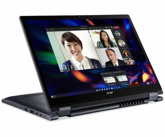 Alt view image 3 of 5 - Acer TravelMate P4 Spin 14 P414RN-53 TMP414RN-53-564W 14" Touchscreen 2 in 1 Notebook - WUXGA - Intel Core i5 13th Gen i5-1335U - 16 GB - 512 GB SSD - Blue - Windows 11 Pro NX.VZQAA.007